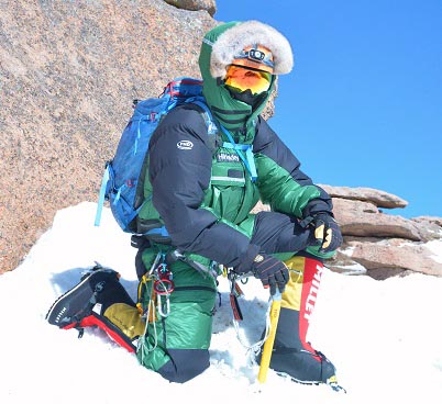 Chase Hinckley in PHD Xero Down Suit