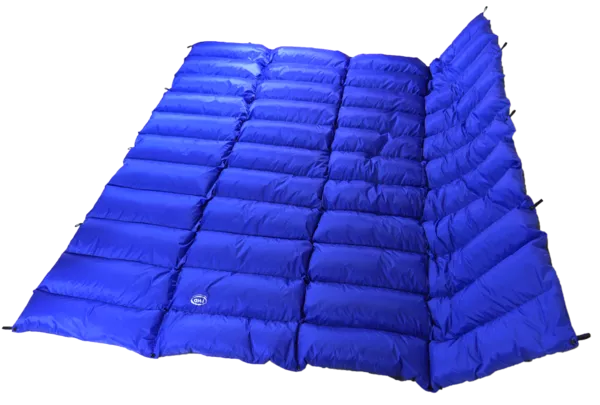 Duo Quilt (double size) showing one of the two quilts