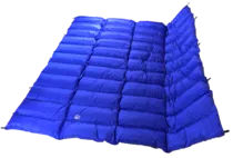 Duo Quilt (double size) showing one of the two quilts