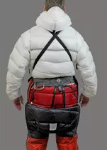 Inner suit with trousers, showing drop-down seat on trousers