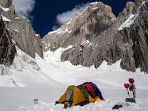 As used by Jon Griffith and Andy Houseman in their 1st ascent of Link Sar West, Pakistan (photo: copyright Jon Griffith)