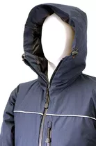 Showing grown-on hood