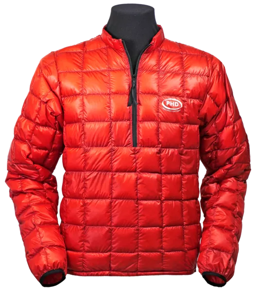 WaferLite Down Shirt - in red 7X fabric