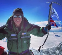 Rob Lucas, Everest summit, Xero 'K Series' Suit. (Photo: Kenton Cool)